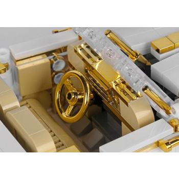 Klocki konstrukcyjne Retro Auto K500 dla dzieci 8+ Ruchome elementy + Klocki 868 el.